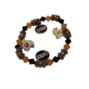 Halloween stretchy charm bracelet